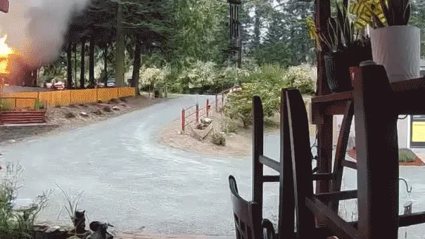 Massive Fireworks Explosion Destroys Homes, Injures Five on Western Washington Island