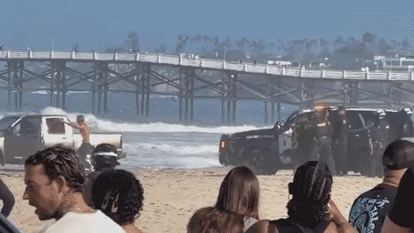 Suspected Impaired Driver Leads Extensive Police Chase, Culminating in Beach Arrest